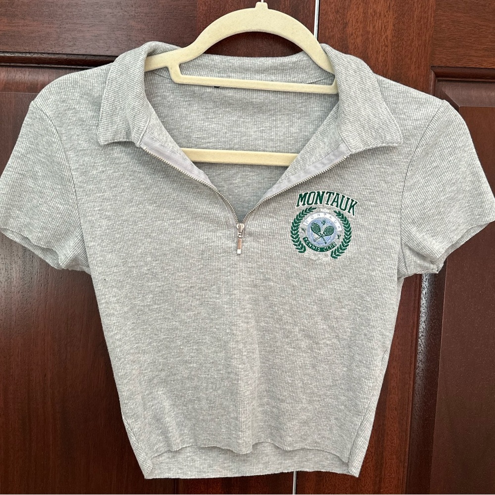 Montauk Tennis Club Collard Baby Tee